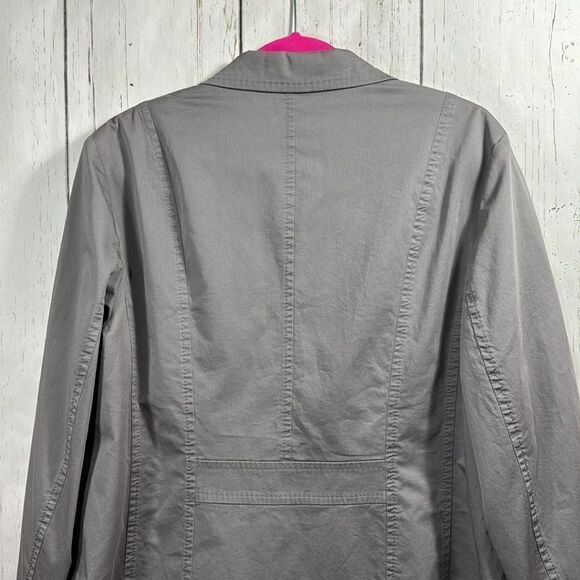 Gerry Weber Gray Blazer Jacket Womens Classic Workwear Minimalist Officecore - Picture 14 of 16